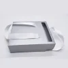 4x4x1.5 Glossy silver sliding box